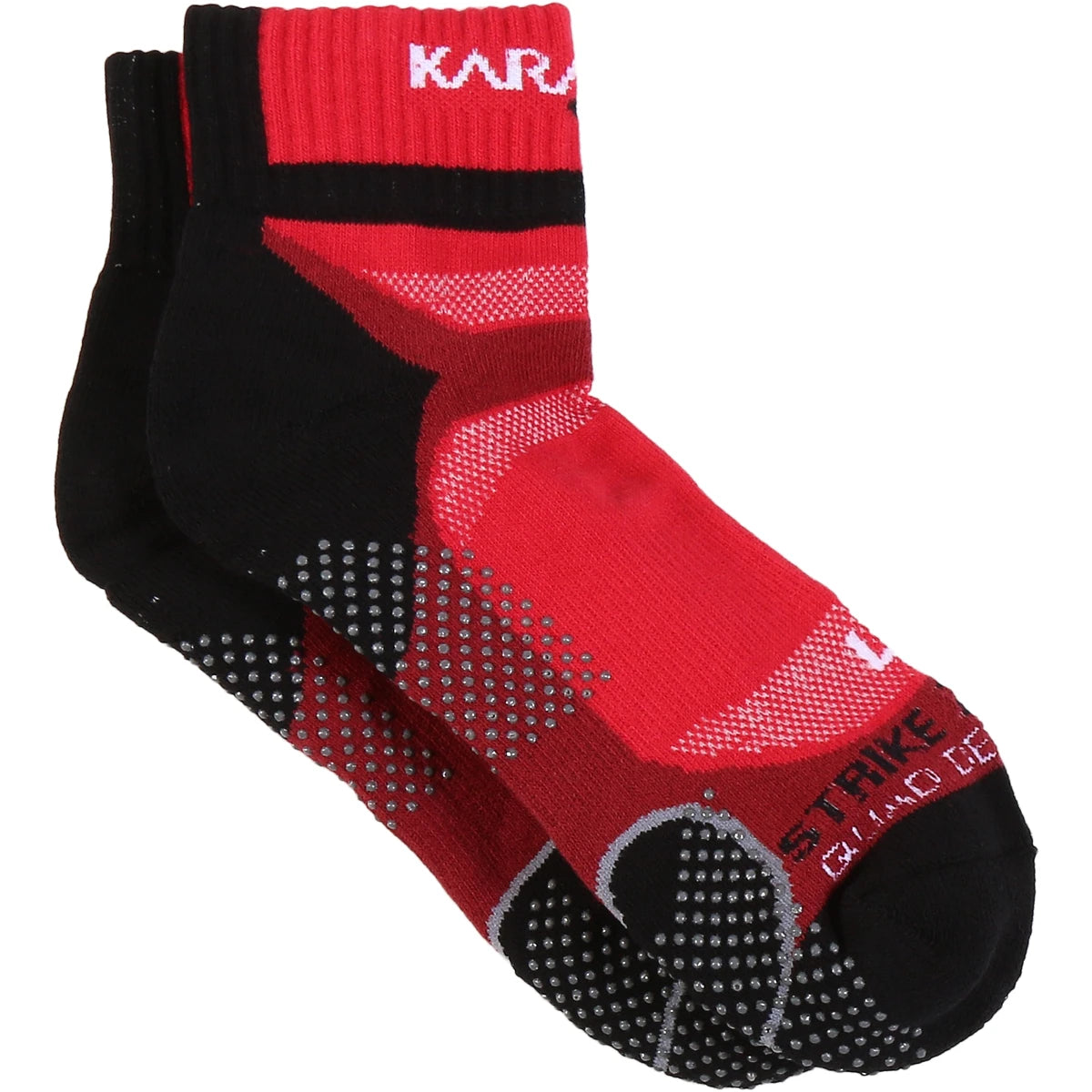 KARAKAL KC MID-CUT SOCKS (RED) - 4 PAIRS