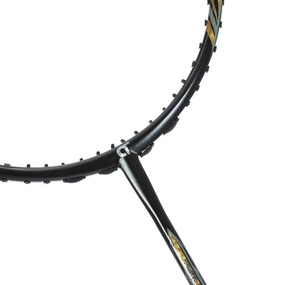 BADMINTONSCHLÄGER APACS FEATHER WT 55 8U SCHWARZ/ROT (OHNE BESAITUNG)