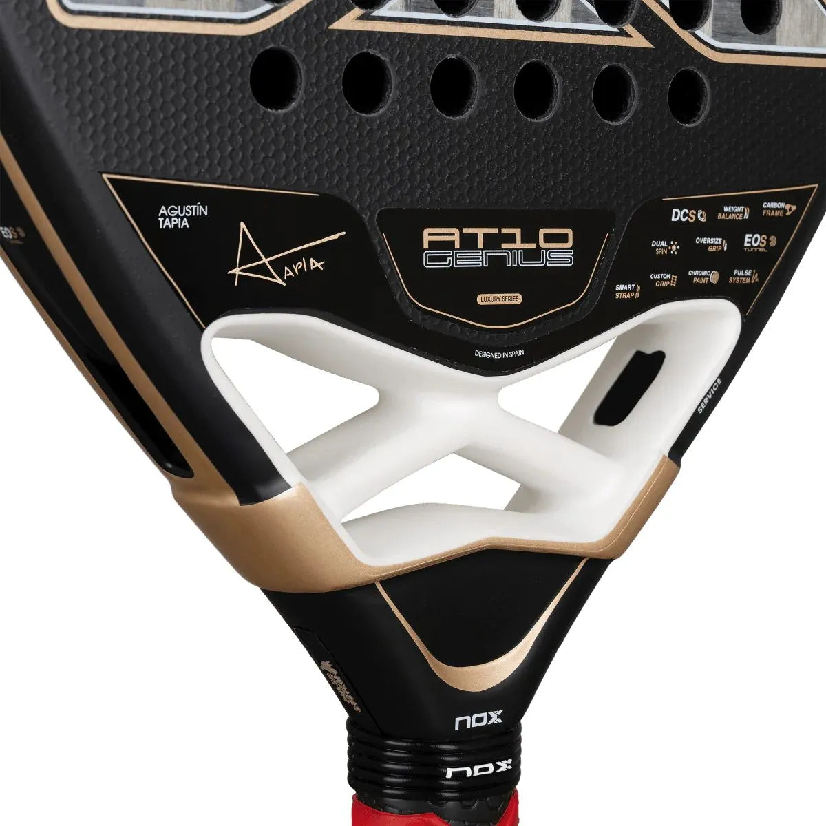 RAQUETTE DE PADEL NOX AT10 GENIUS 18K ALUM BY AGUSTIN TAPIA 2026