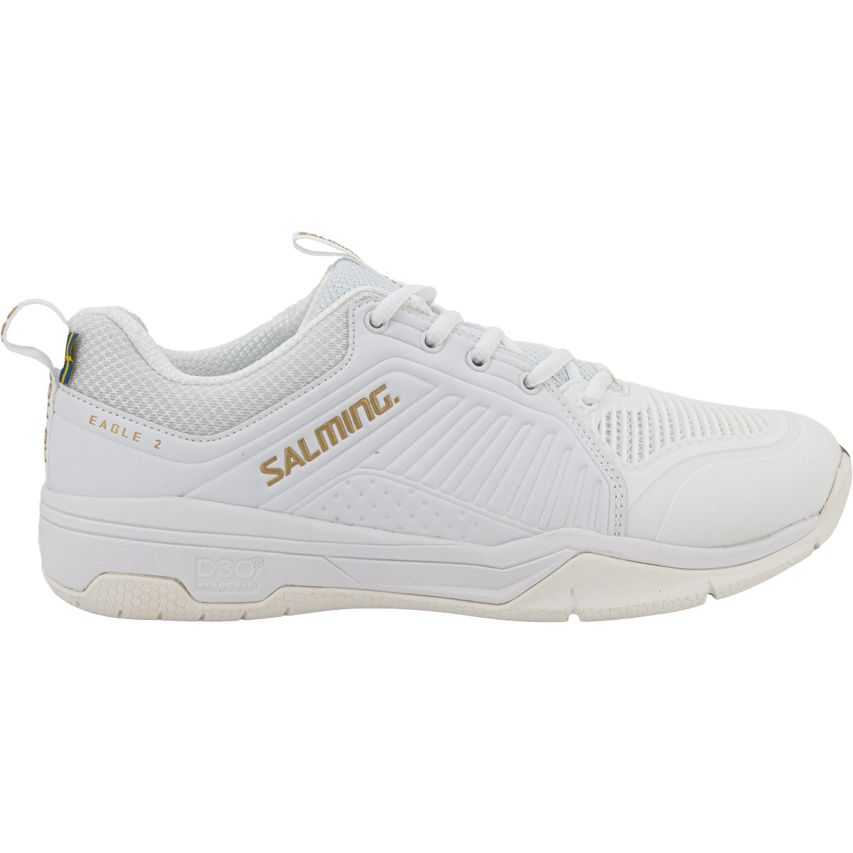 Chaussures Salming Mixte Indoor Eagle 2 Blanc/Or