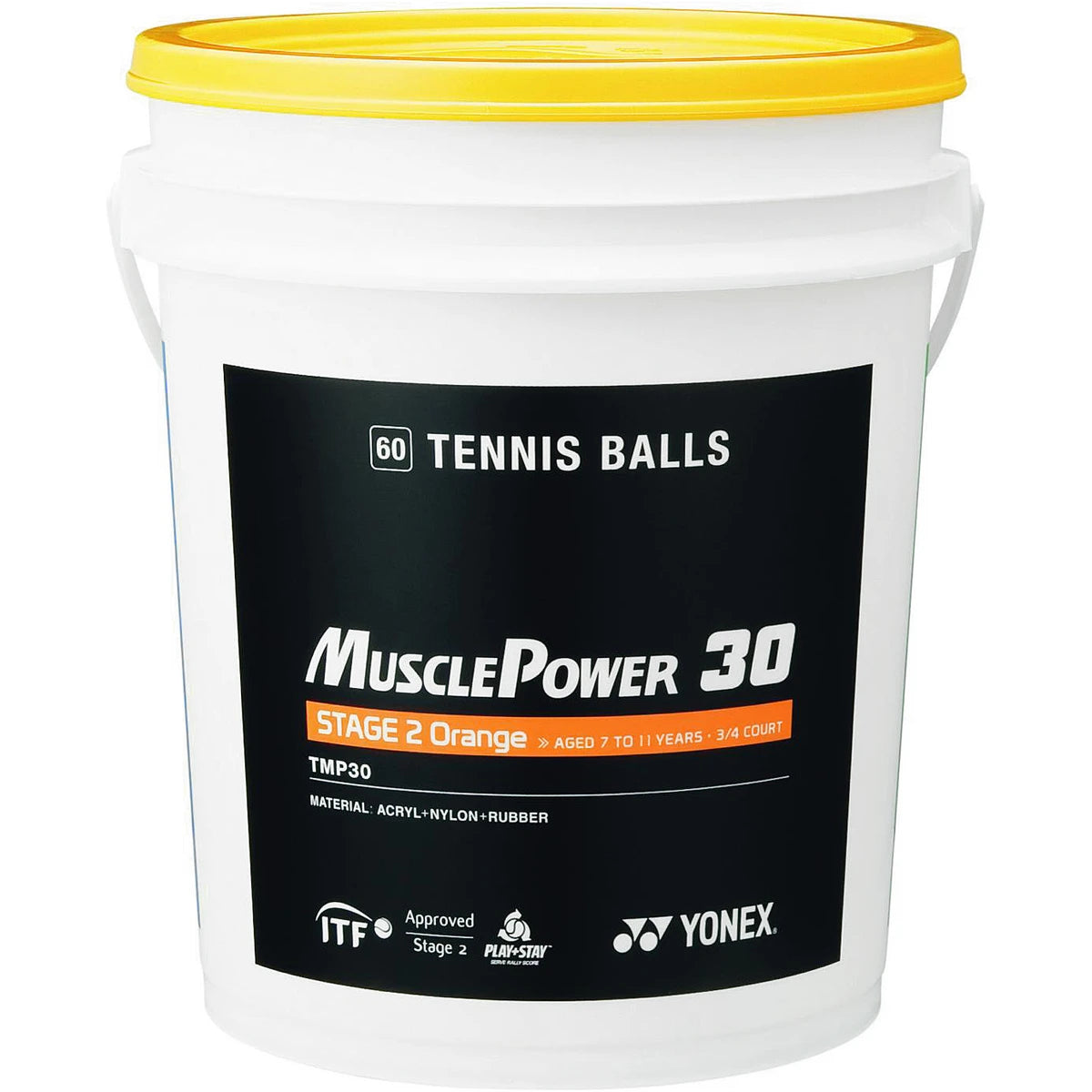BARIL DE 60 BALLES YONEX TMP-30 ORANGE