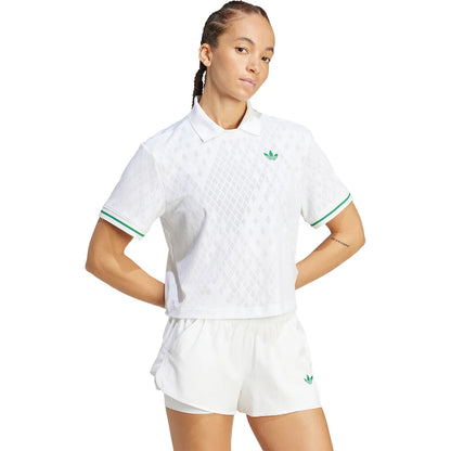 ADIDAS POLO DAMEN CROP ORIGINALS LONDON
