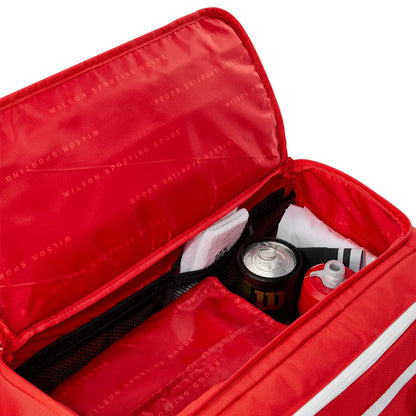 KLEINE DUFFLE-TASCHE WILSON SUPER TOUR ROT