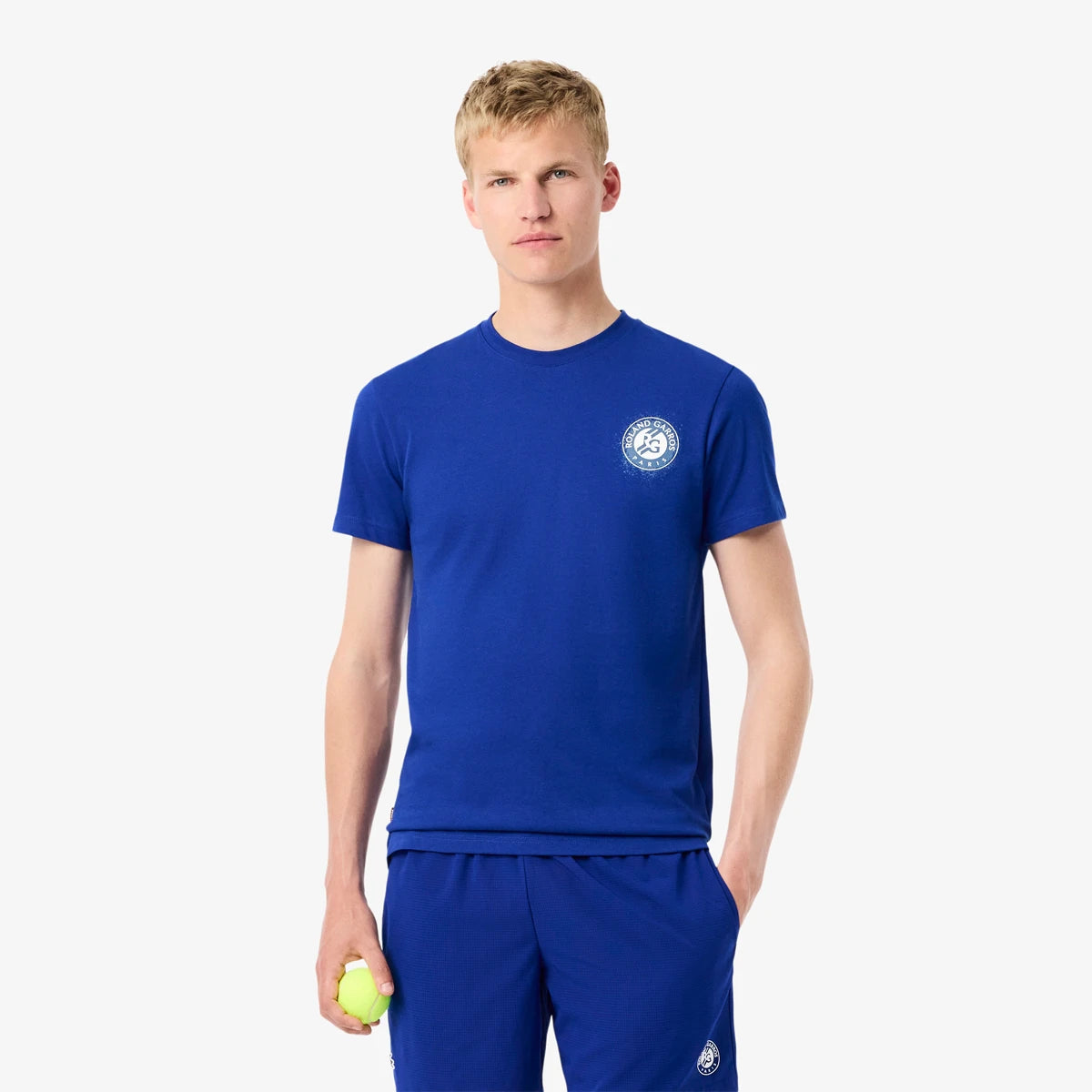 T-SHIRT LACOSTE ROLAND-GARROS SPRAY LOGO