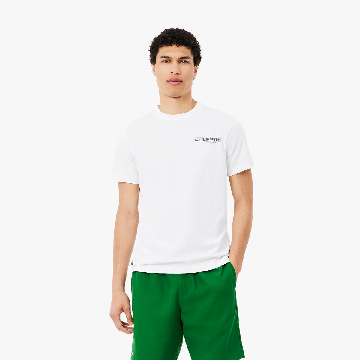 LACOSTE CORE PERFORMANCE TRAINING GRAPHIC T-SHIRT