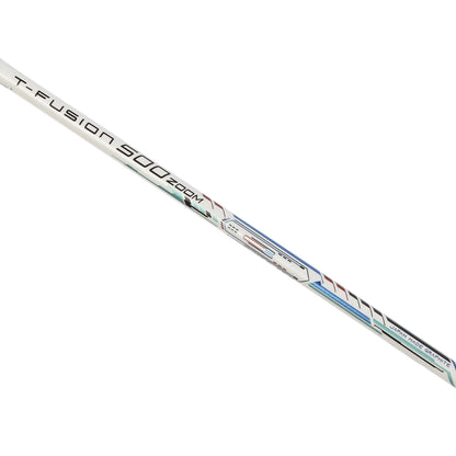 BADMINTONSCHLÄGER HUNDRED T-FUSION 500 ZOOM 4U (OHNE BESAITUNG)
