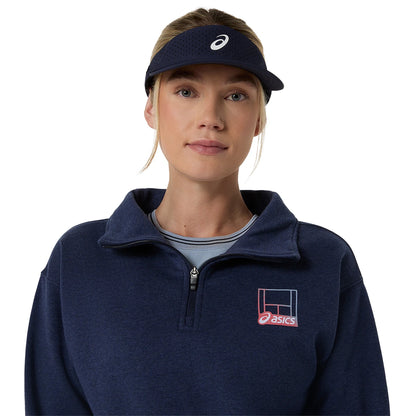 DAMEN SWEATSHIRT ASICS NAGINO 1/4 REISSVERSCHLUSS