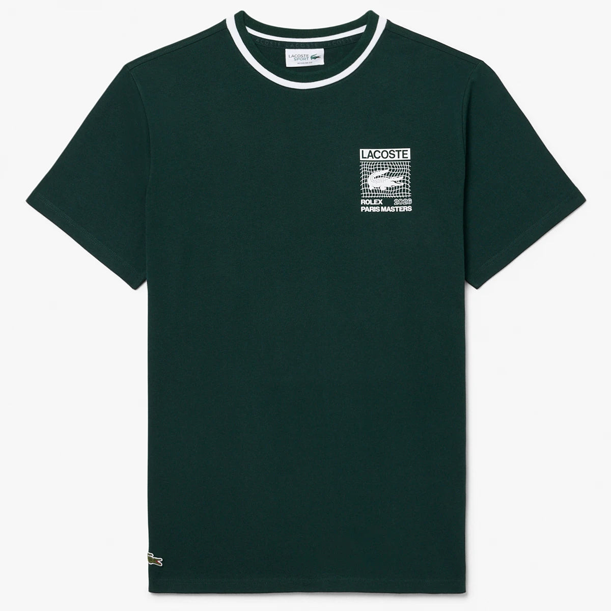 T-SHIRT LACOSTE ROLEX PARIS MASTERS GRAPHIC