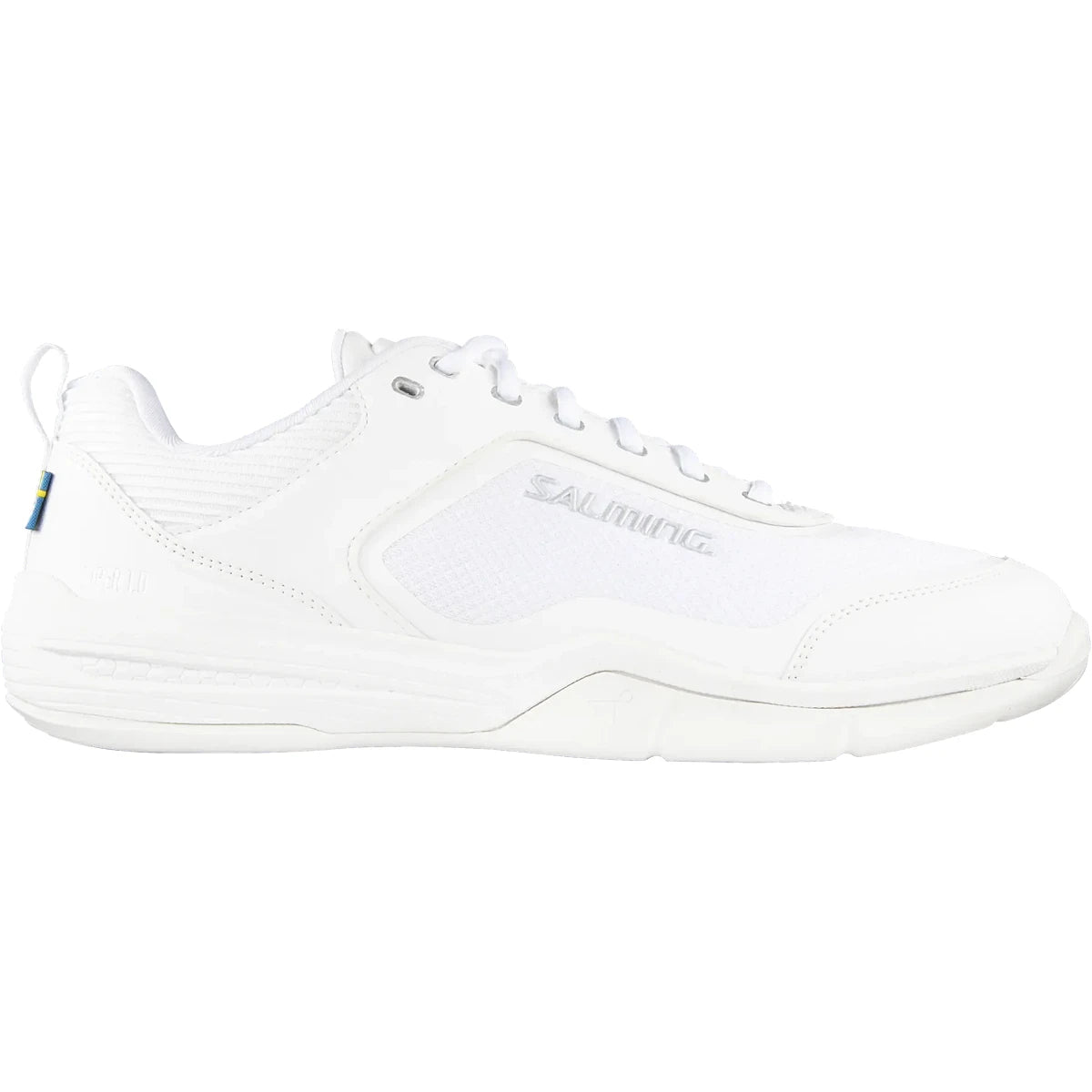 SALMING MEN'S INDOOR VIPER 1.0 SHOES WHITE/HOLOGRAPHIC