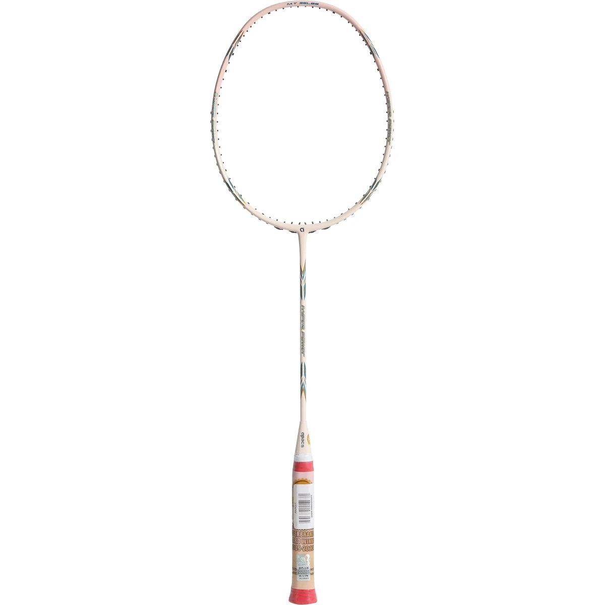 APACS HYPER POWER CREAM LIGHT PEACH BADMINTONSCHLÄGER (OHNE BESAITUNG)
