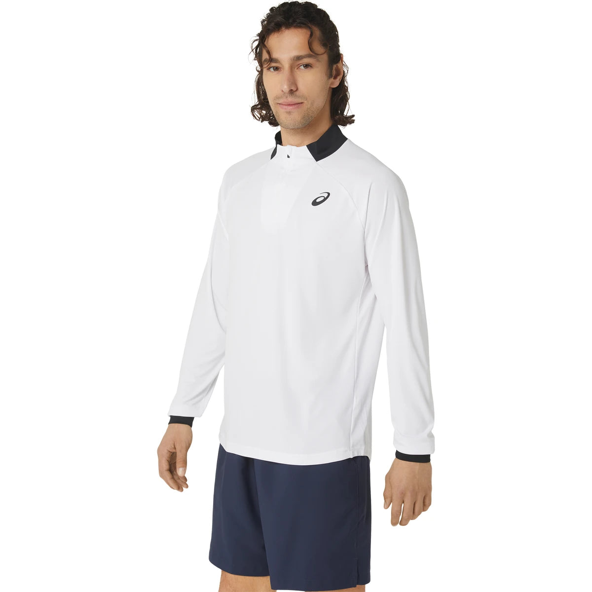 ASICS COURT LANGARM-T-SHIRT MIT 1/2 REISSVERSCHLUSS