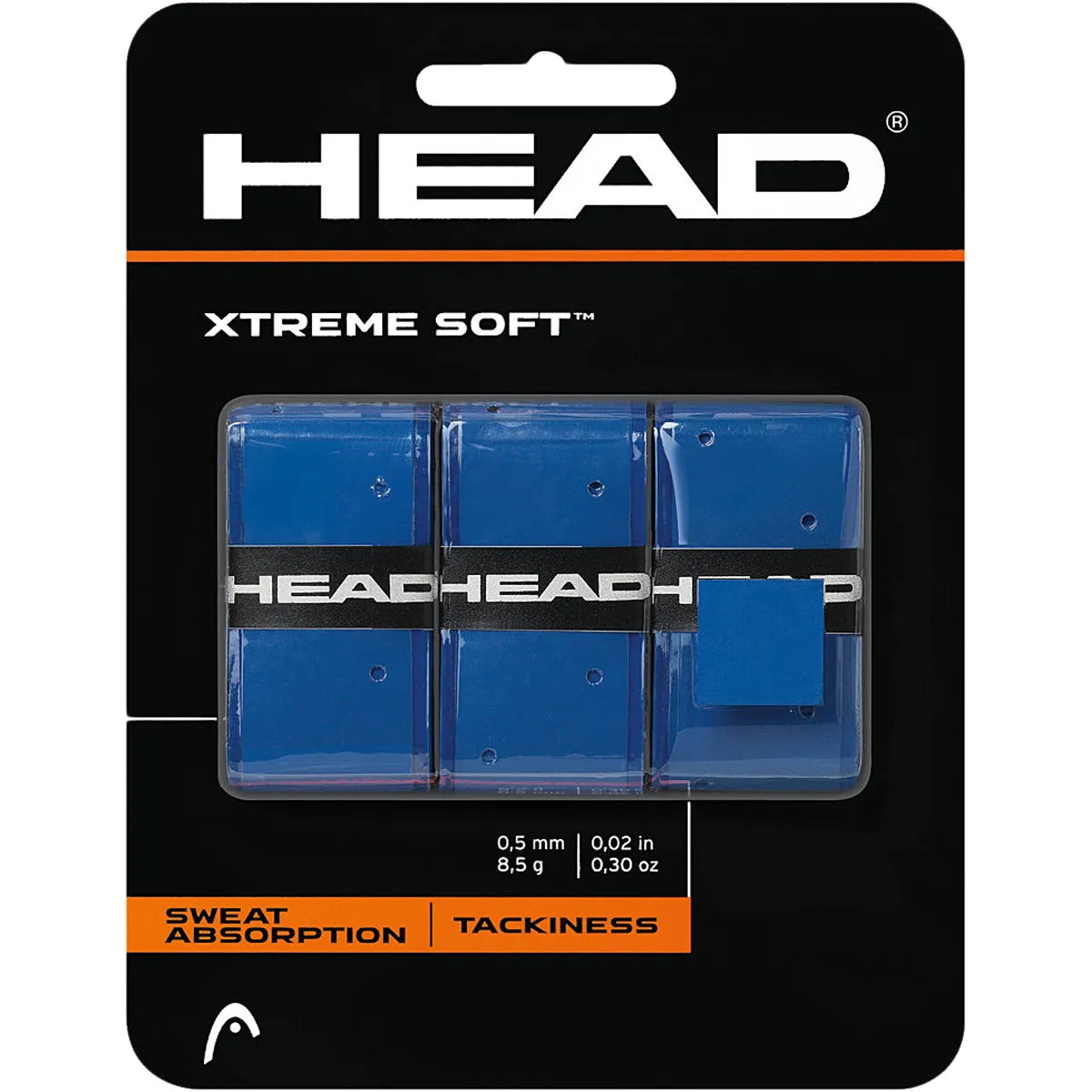 HEAD XTREME SOFT OVERGRIPS x3