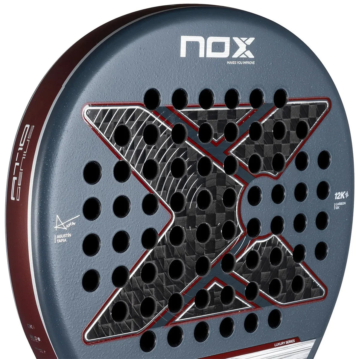 NOX AT10 GENIUS 12K PADEL RACKET BY AGUSTIN TAPIA