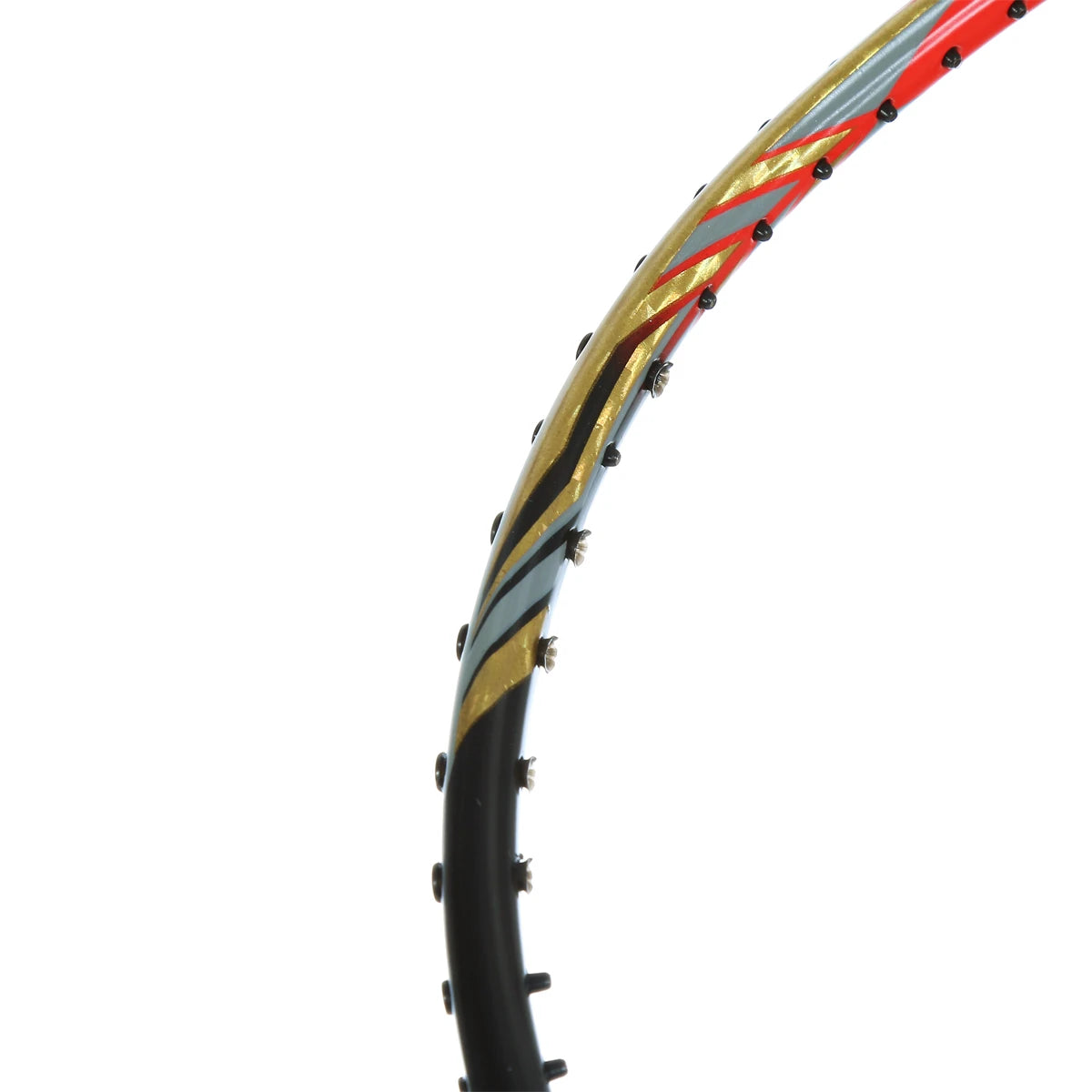 BADMINTONSCHLÄGER APACS FEATHER WT 55 8U SCHWARZ/ROT (OHNE BESAITUNG)