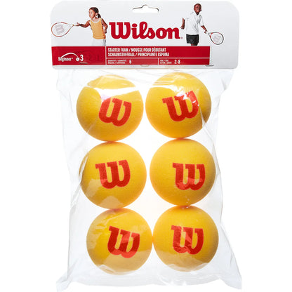 BEUTEL MIT 6 WILSON STARTER FOAM BÄLLEN
