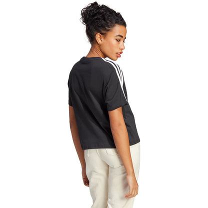 ADIDAS DAMEN T-SHIRT 3-STREIFEN CROP TOP