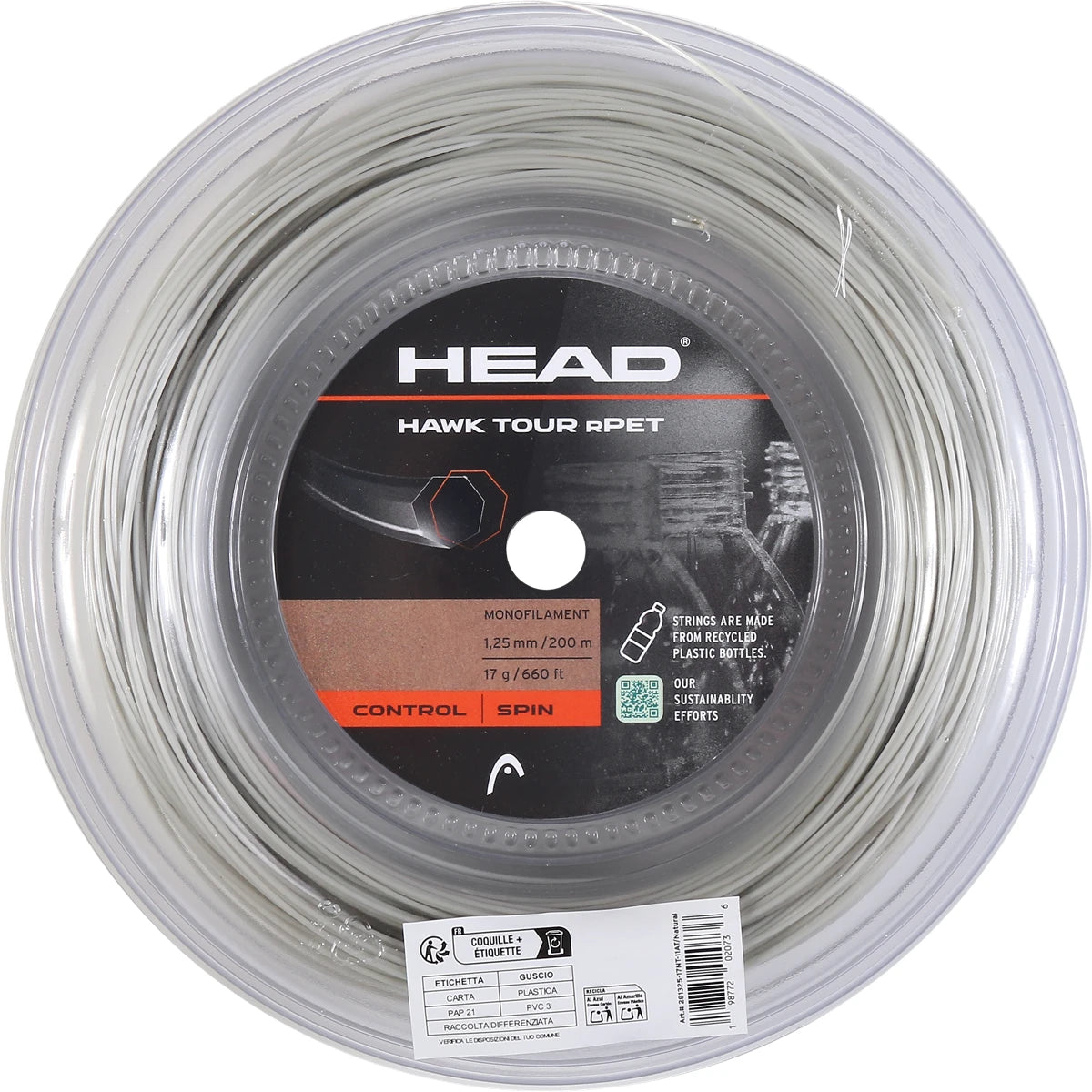 BOBINE HEAD HAWK TOUR RPET (200 METRES)