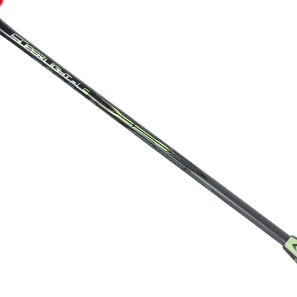 BADMINTONSCHLÄGER KAWASAKI SUPER LIGHT L6 SCHWARZ GRÜN (OHNE BESAITUNG)