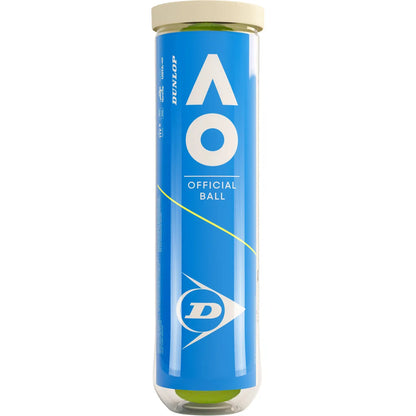 ROHR MIT 4 DUNLOP AUSTRALIAN OPEN BÄLLEN