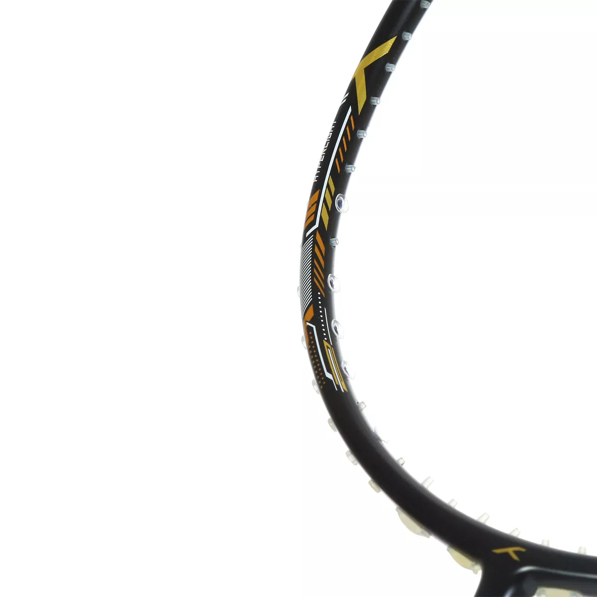 HUNDRED NUCLEAR 72 BLACK-WHITE-GOLD BADMINTON RACKET