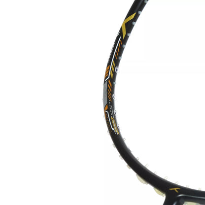 HUNDRED NUCLEAR 72 BLACK-WHITE-GOLD BADMINTON RACKET