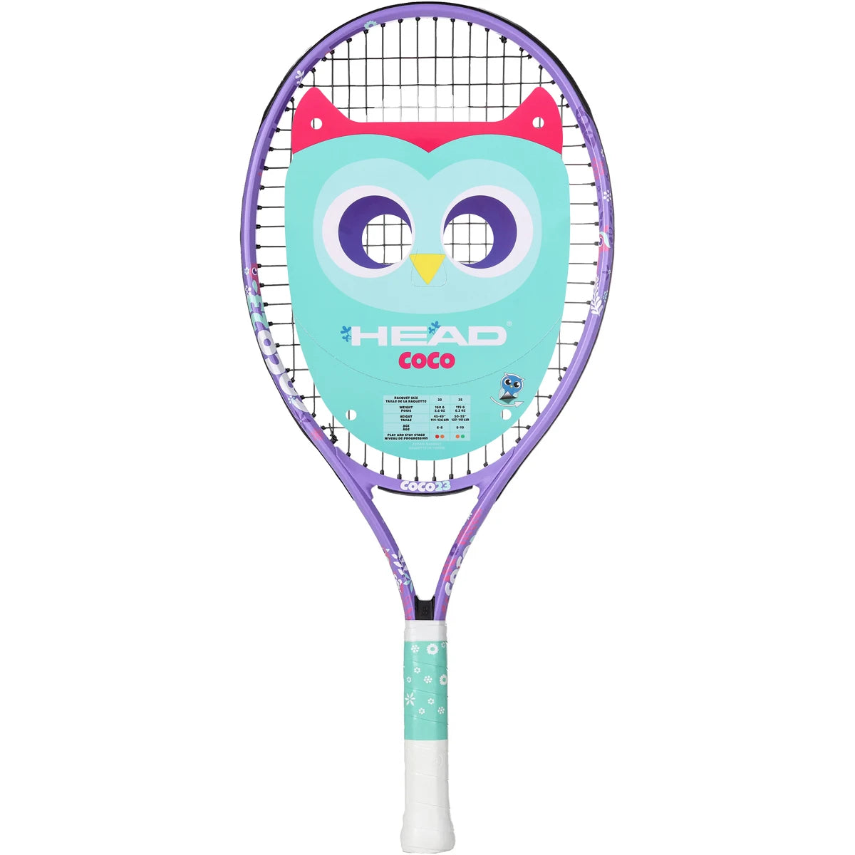RAQUETTE HEAD JUNIOR COCO 23 VIOLET