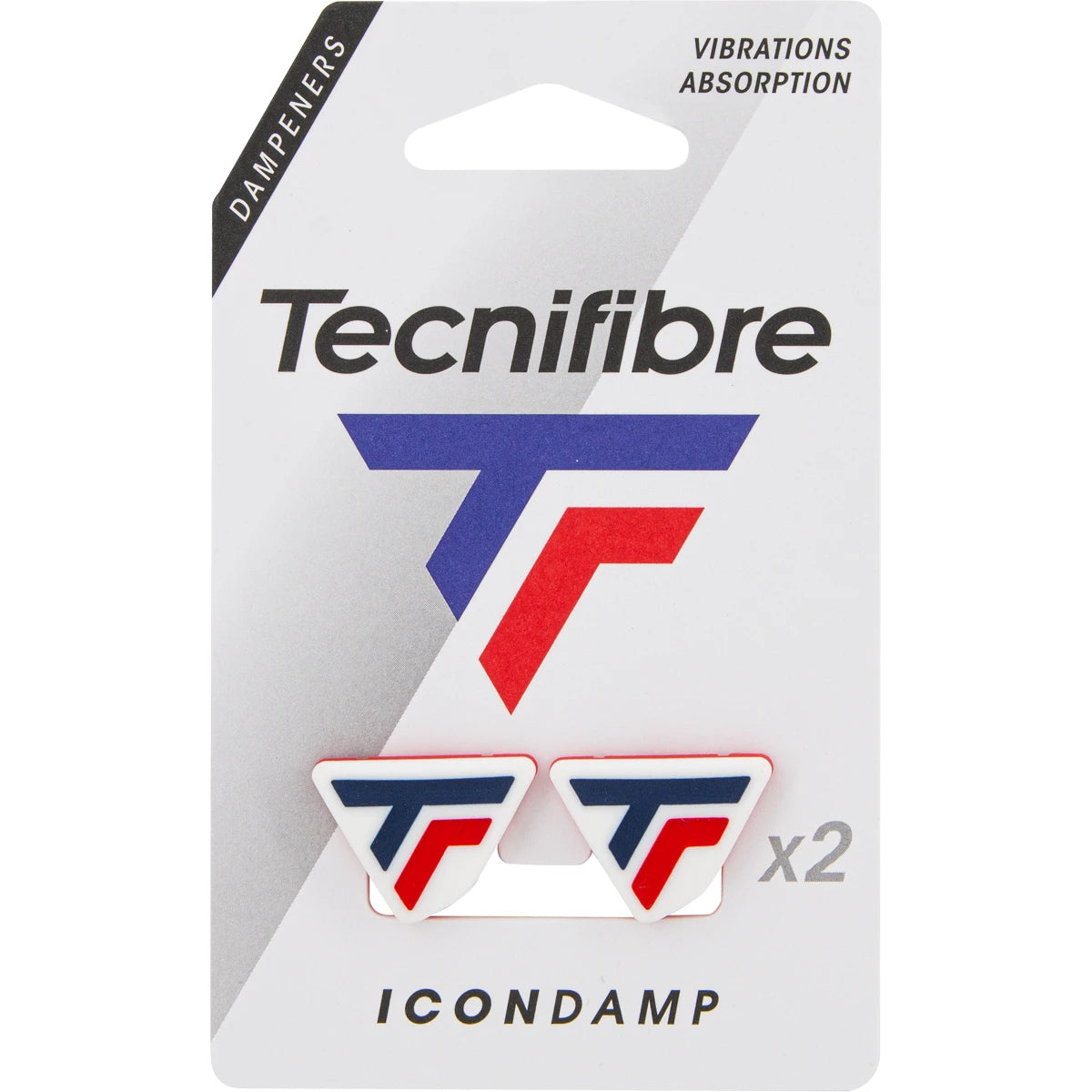 Antivibrateurs Tecnifibre Icon Damp White/Red X2