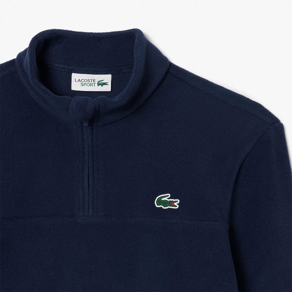LACOSTE CORE PERFORMANCE FLEECE SWEATSHIRT MIT 1/2 REISSVERSCHLUSS