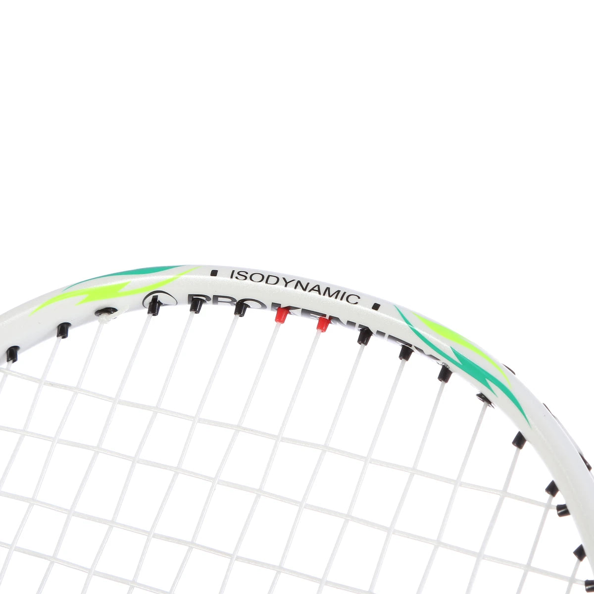 PRO KENNEX IMPACT NEW CARBON LIME BADMINTON RACKET (STRUNG)
