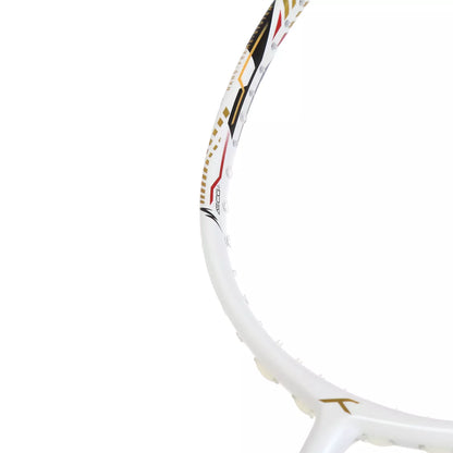 RAQUETTE DE BADMINTON HUNDRED BATTLE - 600 WHITE-GOLD