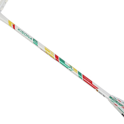 Raquette de Badminton Felet Kisona 21 White/Green (Cordée)