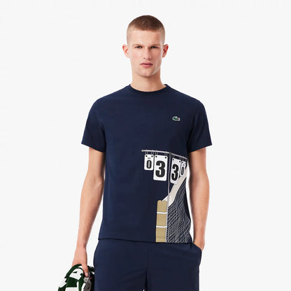 T-SHIRT LACOSTE GRAPHIQUE HERITAGE