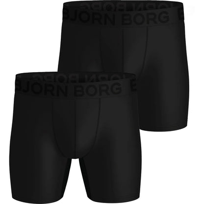 PACK OF 2 BJORN BORG SPORTS LIGHTWEIGHT BOXERS