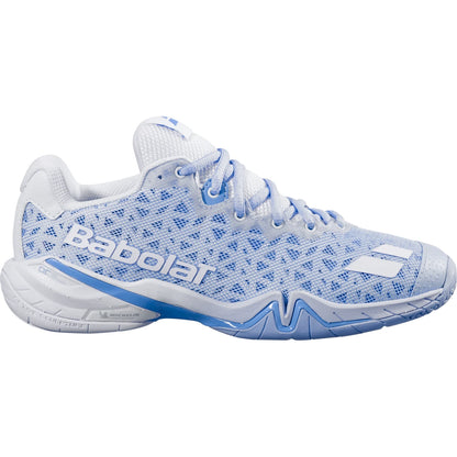 CHAUSSURES BABOLAT FEMME INDOOR SHADOW 4 BLANC/BLEU