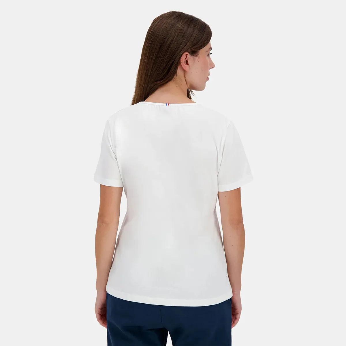 DAMEN T-SHIRT LE COQ SPORTIF ESSENTIEL MIT V-AUSSCHNITT