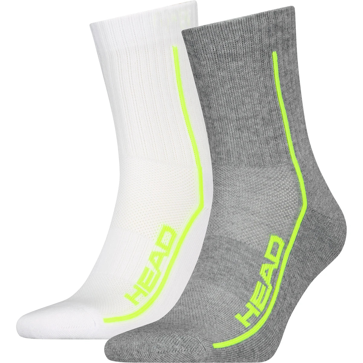 2 PAIRS OF HEAD PERFORMANCE CREW SOCKS (MID)