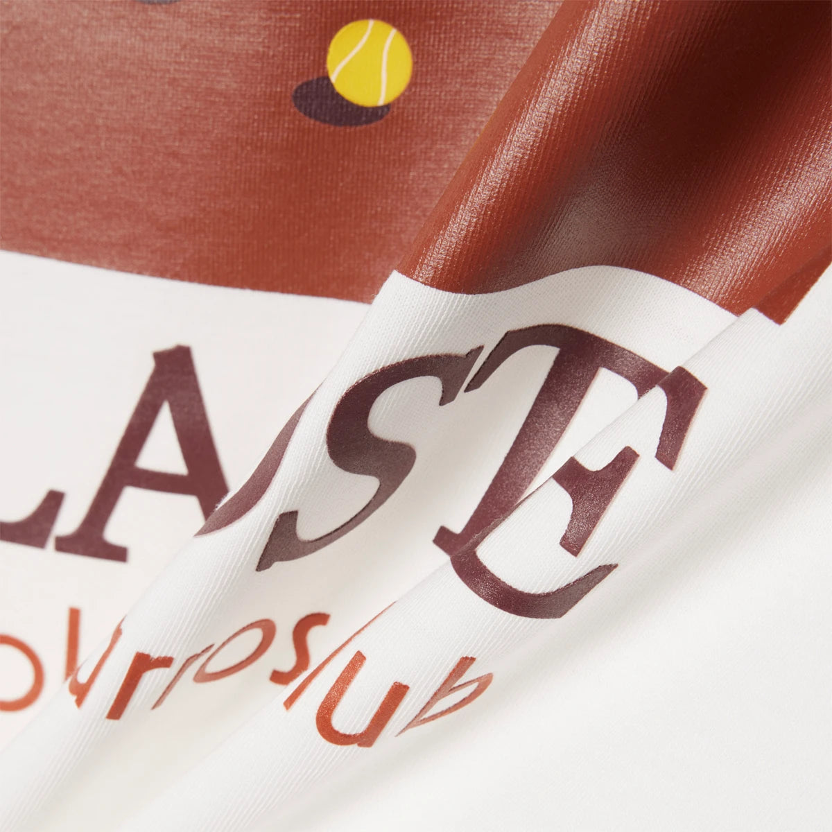 T-SHIRT LACOSTE ROLAND GARROS CLUB GRAPHIQUE