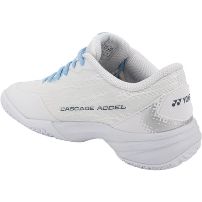 CHAUSSURES YONEX FEMME INDOOR PC CASCADE ACCEL WIDE WHITE/LIGHT BLUE