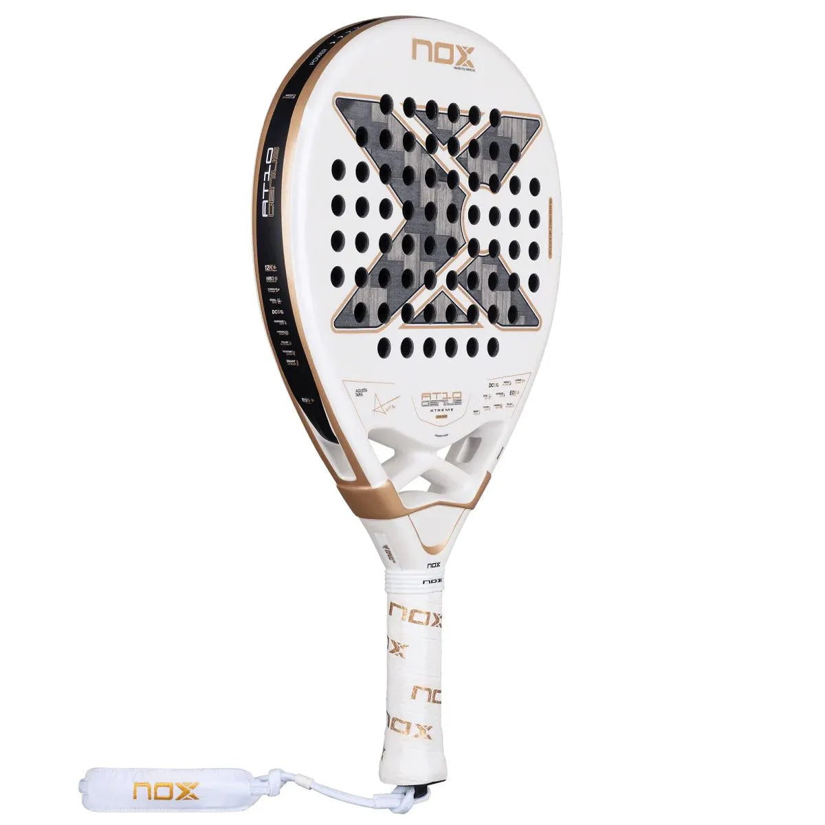 PADEL RACKET NOX AT10 GENIUS 12K ALUM XTREME BY AGUSTIN TAPIA 2026