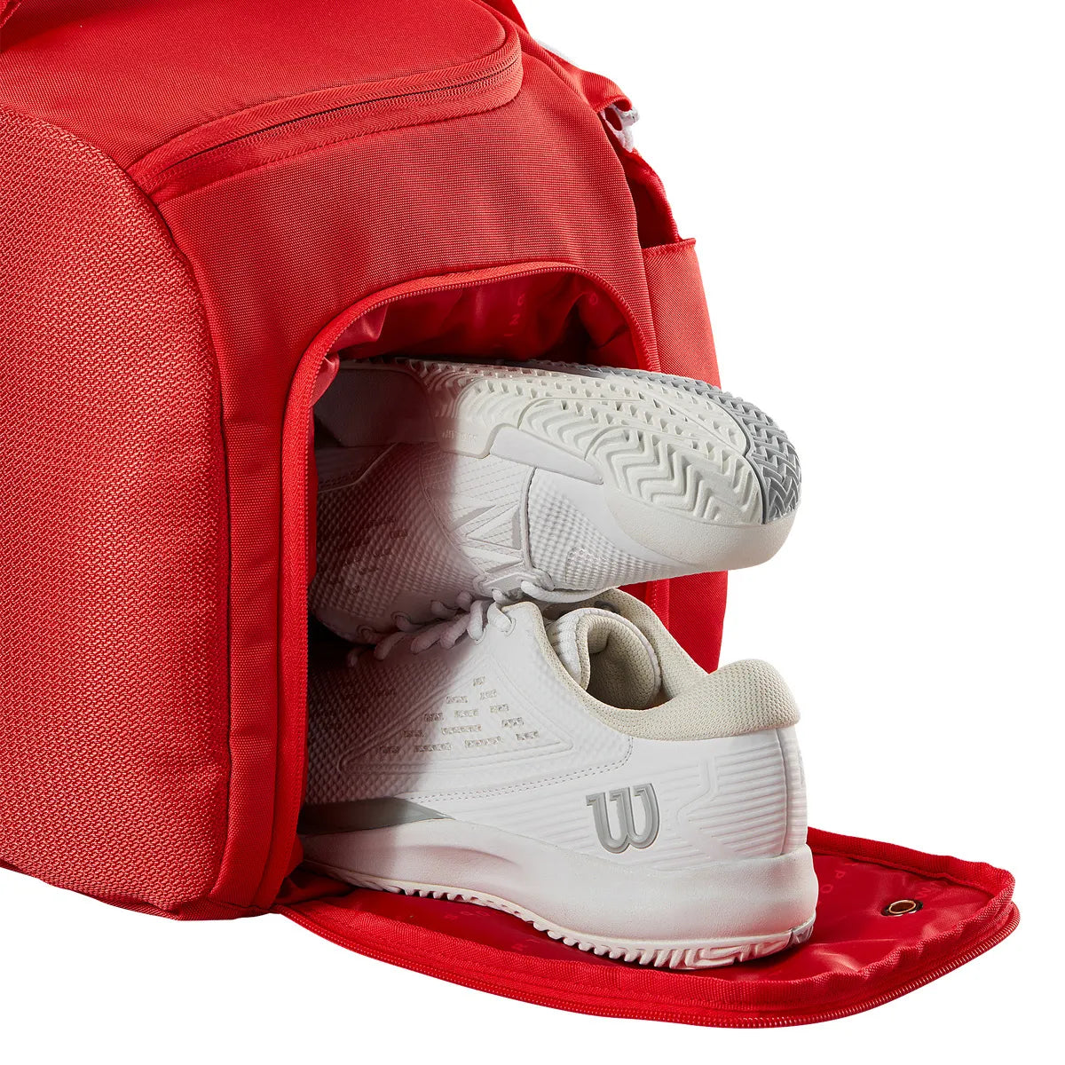 KLEINE DUFFLE-TASCHE WILSON SUPER TOUR ROT