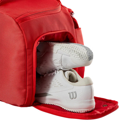 KLEINE DUFFLE-TASCHE WILSON SUPER TOUR ROT