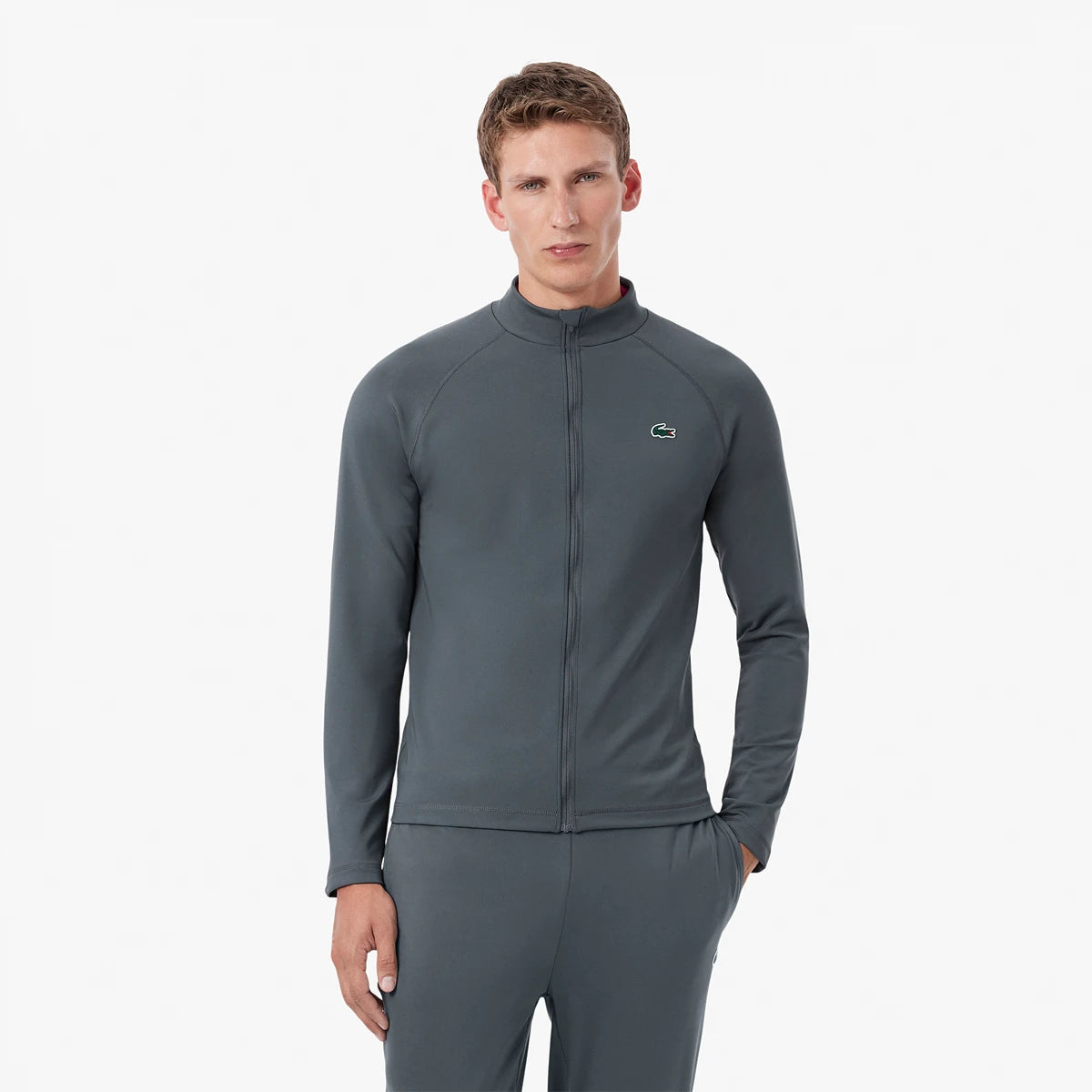 SWEAT LACOSTE ESSENTIALS LANGARM FULL ZIP