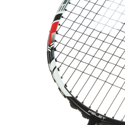 BADMINTONSCHLÄGER FELET KISONA 21 SCHWARZ/WEISS (BESAITET)