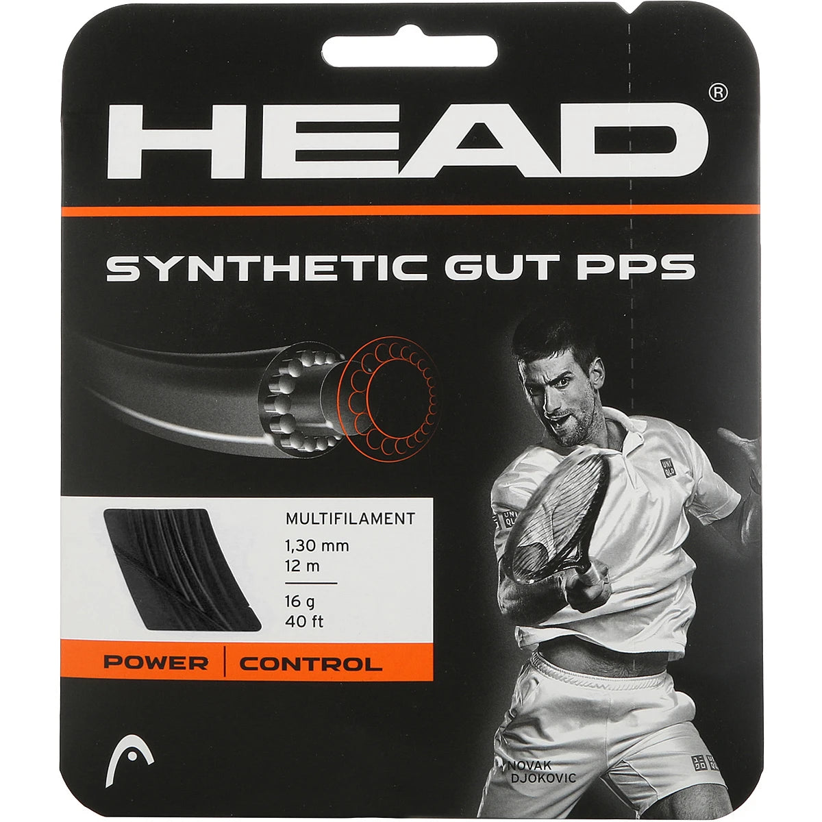 CORDAGE HEAD SYNTHETIC GUT PPS (12 METRES)