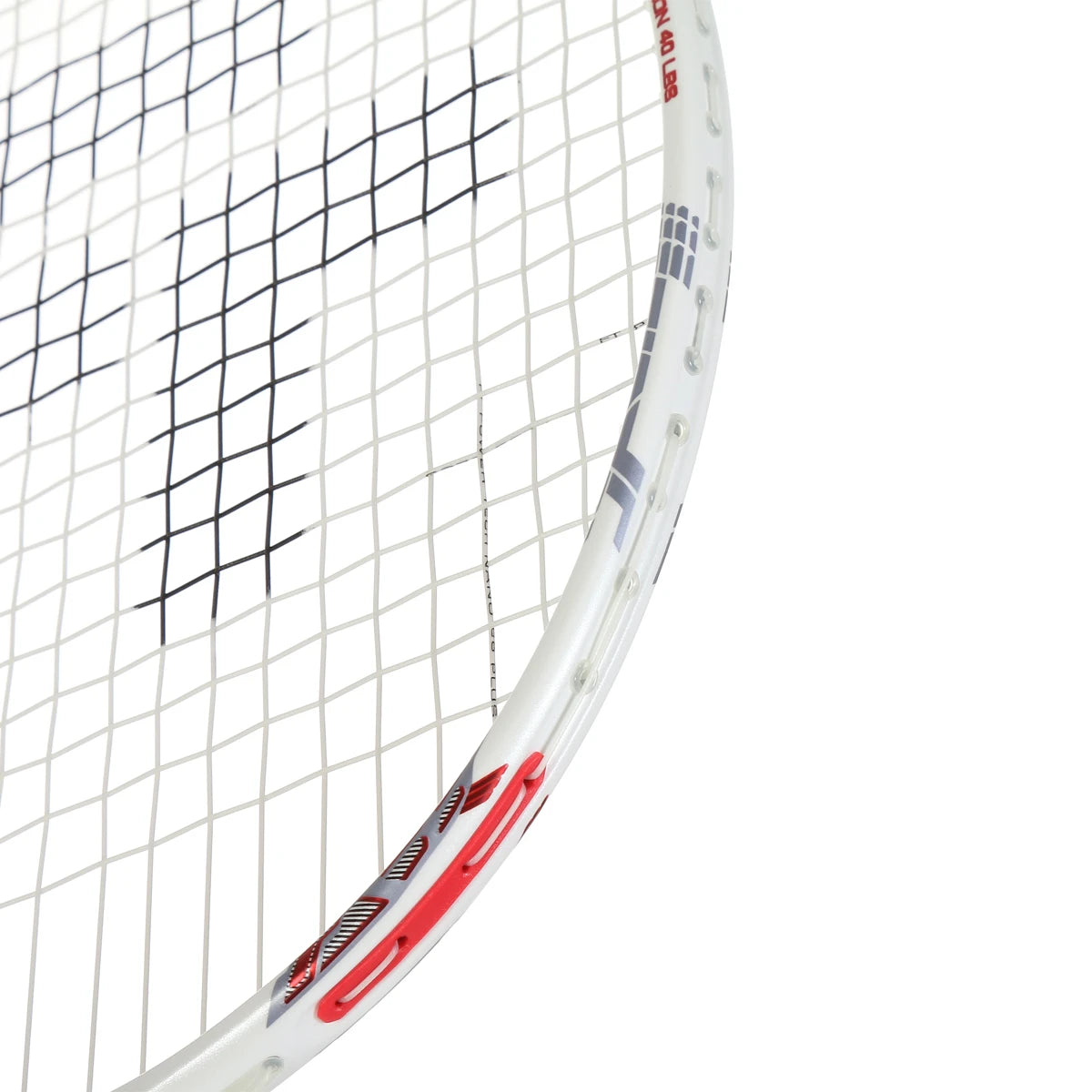 RAQUETTE DE BADMINTON FELET SPORT FORCE WHITE-RED (CORDEE)