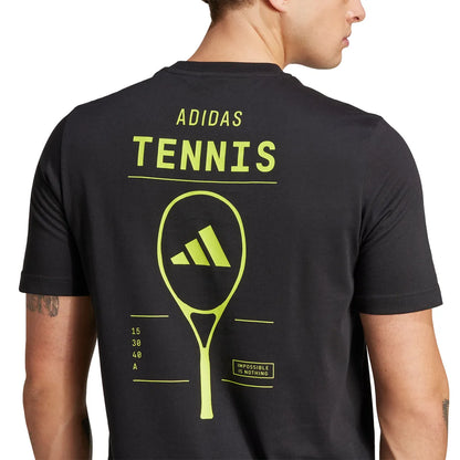 ADIDAS PLAY GRAPHIC TENNIS BAUMWOLL T-SHIRT