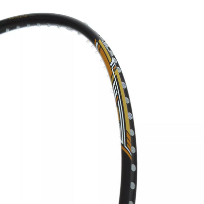 HUNDRED NUCLEAR 72 BLACK-WHITE-GOLD BADMINTON RACKET