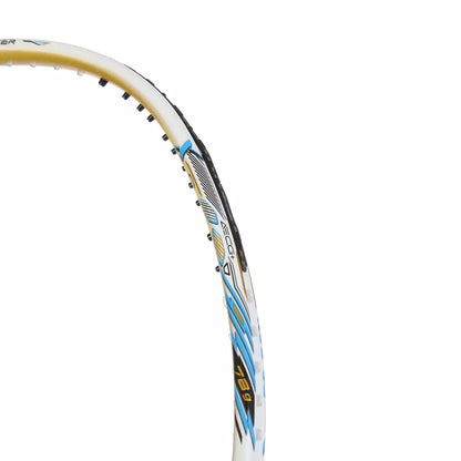 RAQUETTE DE BADMINTON HUNDRED FLUTTER S ZOOM WHITE-GOLD