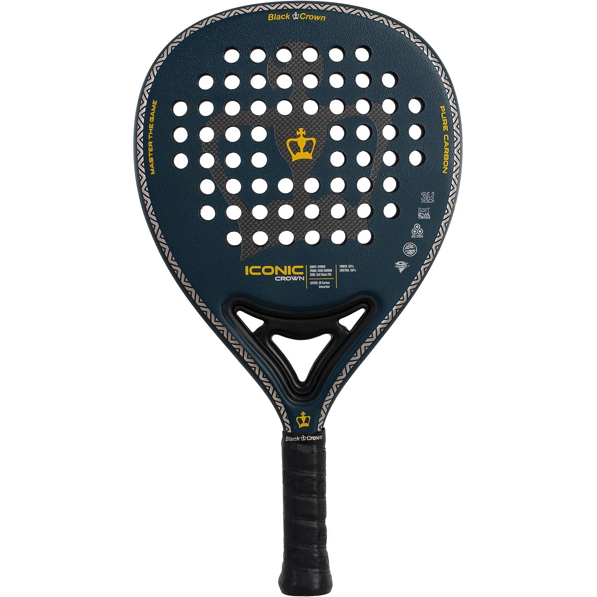 BLACK CROWN ICONIC CROWN PADEL RACKET