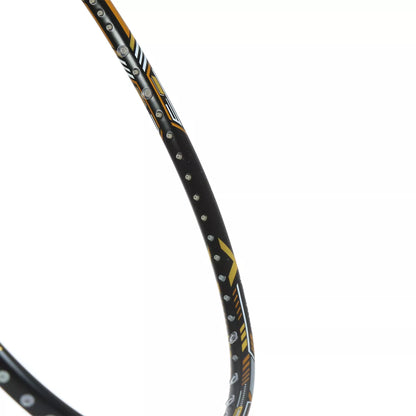 HUNDRED NUCLEAR 72 BLACK-WHITE-GOLD BADMINTON RACKET